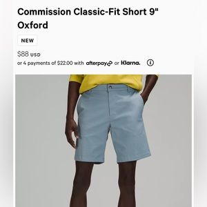 2 Pair Lululemon Men’s Classic Commission Short